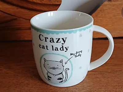 Jones Crazy Cat Lady Mug China Tea Coffee Collectors Cup Excellent Condition  • £4.99