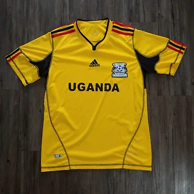 Adidas Climacool Uganda Cranes Soccer Jersey Size Men’s Large • $29.99