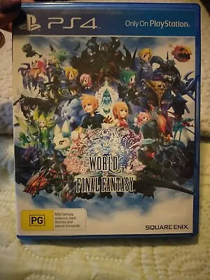 Sony Playstation 4 PS4 World Of Final Fantasy Video Game Aus Version VGC • $18.95