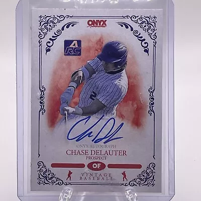 K87894 - 2022 Onyx Vintage Auto #VACD Chase Delauter • $1