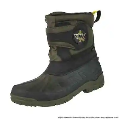 Vass All Season Boot Green/Black Fishing Footwear - All Shoe Sizes • £79.98