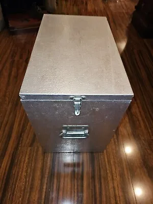 Vintage Aluminum Voting Ballot Box • $125