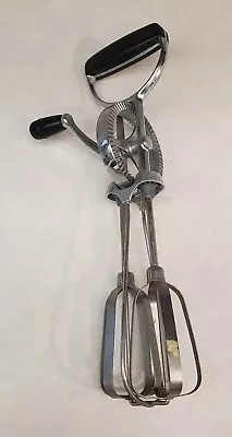 VTG ECKO PRODUCTS Egg Beater Hand Mixer Black Handle Farm Kitchen Collectible • $19.80