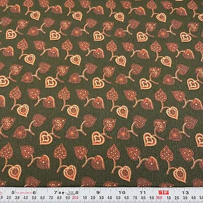 Arnold's Attic Magnolia 1880-1910 By Barbara Brackman Moda Cotton Fabric Remnant • $6