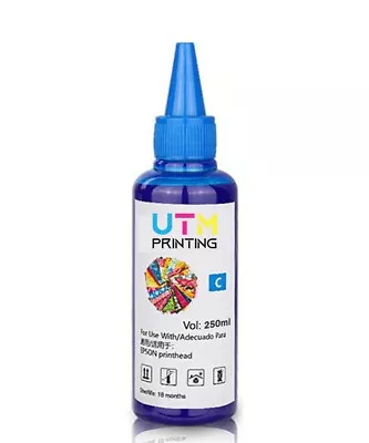 Cyan DTF Ink 250ml (8.45 Oz) For Epson Based Printers • $9.99