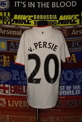 4/5 Manchester United Boys 13-15 158-170cm  V. Persie 2012 Football Shirt Jersey • £26.39