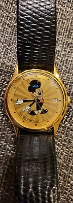 Seiko Mickey Mouse Quartz Calendar Men's Watch! Excellent Condition • $149.99