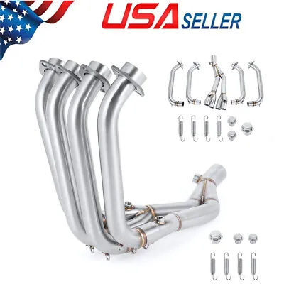 Stainless Exhaust Pipes System Header Pipes For Yamaha YZF R6 YZF-r6 2006-2014 • $154.75