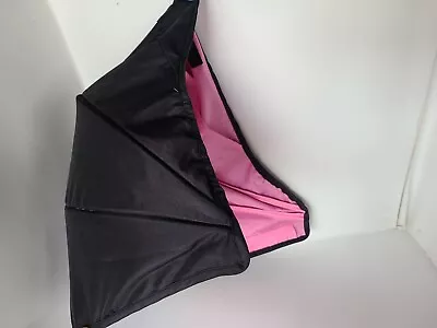 Cosco Light And Comfy Infant Car Seat Fabric Canopy Hood Visor Black And Pink  • $16