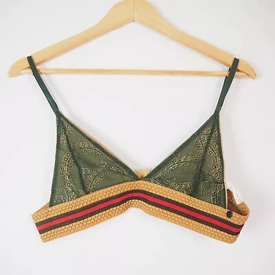 ONE TEASPOON Khaki Bralette - Size Large • $25