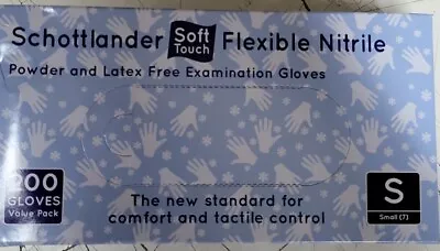 Schottlander Soft Touch Flixible Nitrile Powder And Latex Free Examination Glove • £10.99