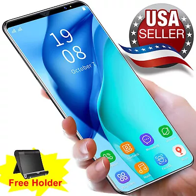 2024 New Android Factory Unlocked Cell Phone Cheap Smartphone 4G Quad Core 2 SIM • $61.82