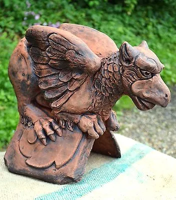 £64.99 • Buy Griffin Gryphon Roof Finial 90° Angled Decorative Ridge Tile Frost Proof Stone