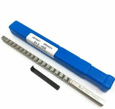 £52.79 • Buy 5mm B1 Push-Type Keyway Broach HSS Metric Size CNC Machine Tool