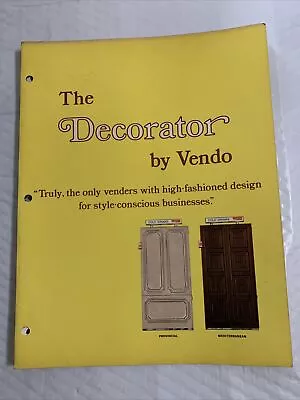 1970’s Vendo 56 Decorator Coke Machine Salesman Brochure • $50