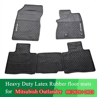 Heavy Duty Waterproof Rubber Floor Mats For Mitsubishi Outlander 08/2021 - 2023 • $85