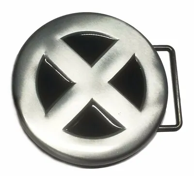 X-Men Logo Silvertone Metal Belt Buckle • $13.99