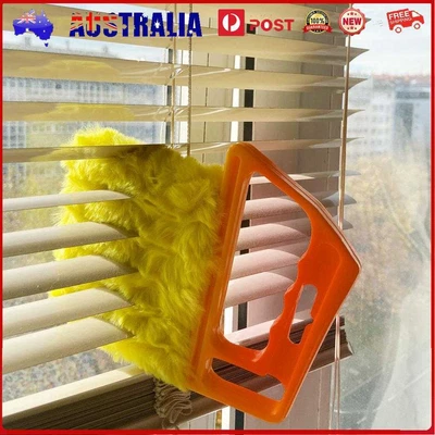 $8.42 • Buy Window Blinds Cleaning Brush Air Conditioner Shutter Dust Cleaner (Orange) AU