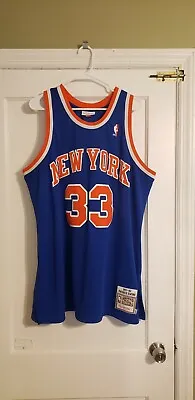 100% Authentic Mitchell & Ness 91-92 NY Knicks Patrick Ewing Jersey Sz 52 XXL  • $230