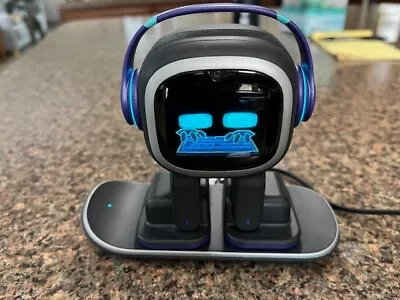 EMO Living AI Desktop Interactive Robot Pet With Wireless Charging Skateboard • $215