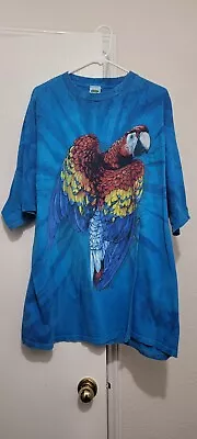 Vintage 1990s Rainforest Cafe Jungle Parrot Shirt Size 2XL  • $17.49
