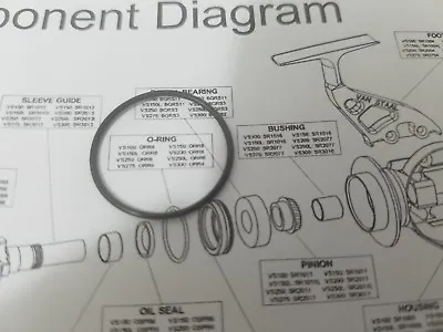 Van Staal Part ORR8 O-RING VS100 VS150 VSX • $5