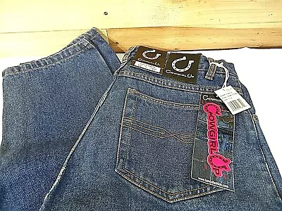 Cowgirl Up Low Rise Jeans Womens Western Style Size 3/4 Length 34 • $27.95