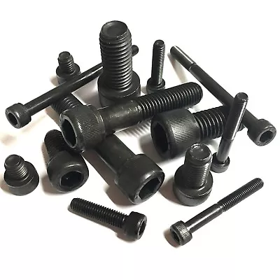 £16.78 • Buy M10 M12 Socket Cap Head Bolts - 12.9 High Tensile Steel Allen Self Colour Screws