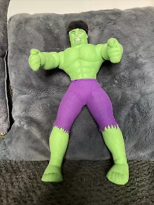 Marvel The Incredible Hulk Movie  14’ Inch Soft Plush Toy By Kellytoy 2003 • £6.99