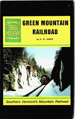 Postcard VT Green Mountain Railroad Snow Book Mount Holly • $6.65