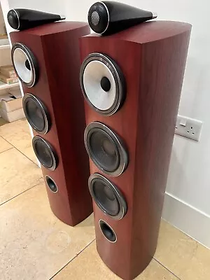 Bowers & Wilkins (B&W) 804 D3 Floostanding Speakers - Rosenut Immaculate. • £3500