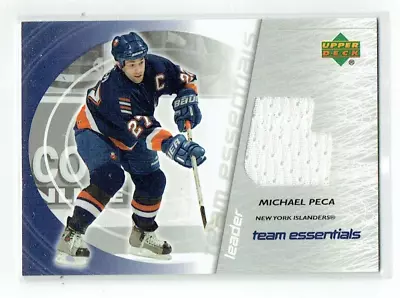 03-04 UD Upper Deck Team Essentials Leader  Michael Peca  Jersey (white) • $7.99