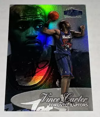 Vince Carter 1998-99 Flair Showcase Power Showtime Rookie RC #325 Signed Auto • $59.99