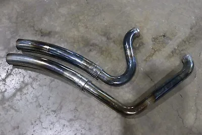 Vance & Hines Exhaust Pipes Harley Softail Twin Cam Straight Cut Mufflers D306FC • $299.99