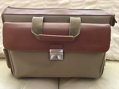 CUTTER & BUCK Executive Briefcase Canvas With Top Grain Leather Trim • $75