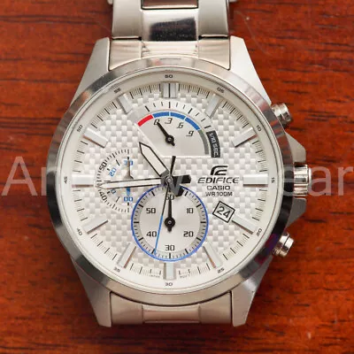 Casio Edifice Retrograde Steel Chrono Watch EFV530D-7A • $89.94