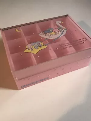 Sanrio Little Twin Stars Pink Jewelry Trinket Box Made In Japan 1980’s Vintage • $228