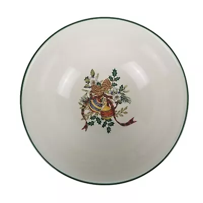 Mikasa HOLIDAY SEASON Round Vegetable Serving Bowl 8 5/8  Christmas Dinner • $24.49