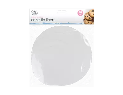 £2.49 • Buy 40 X Non Stick Round Greaseproof Circles  Baking Parchment Paper Cake Tin Liner
