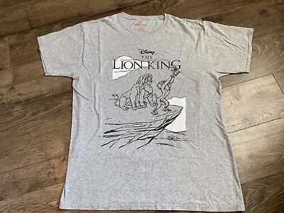 Disney The Lion King Vintage Grey Short Sleeve Tshirt Size L Unisex • $18.99