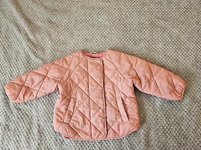 Zara Girl LIGHTWEIGHT QUILTED JACKET Size 3-4 Years Cm104 • $20