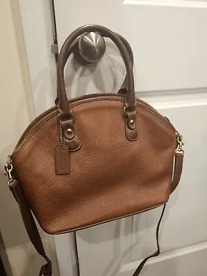 Vintage Coach Sheridan Brown Pebble Leather Bag • £142.64