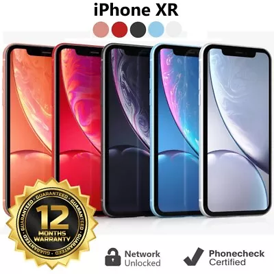 Apple IPhone XR - 64GB | 128GB - (Unlocked) A1984 (CDMA + GSM) Smartphone - Good • $134.95