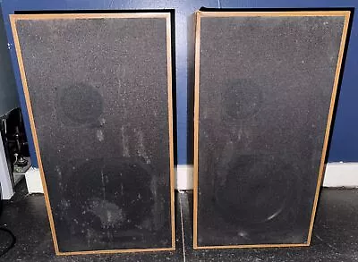 A Pair Of Vintage 1970’s Amstrad Acoustra 2500 Speakers 8ohm 25W 48 X 26 X 24cm • £20