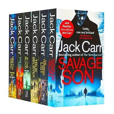 Jack Carr James Reece Series 6 Book Set Collection (In The Blood T | Jack Carr • £28.99