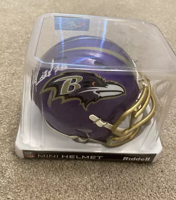 Ed Reed Autographed Baltimore Ravens Flash Speed Mini Helmet-Beckett Certificate • $199.99