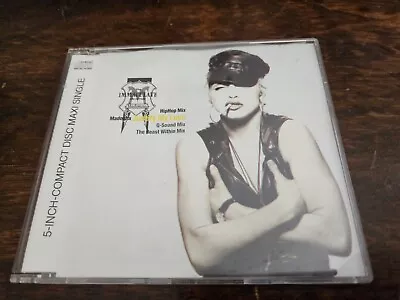 CD SINGLE MADONNA - Justify My Love (Rare 80's 90's Australian Remixes) • $44.36