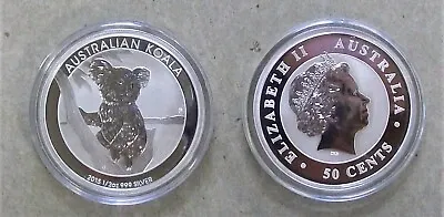 $19.95 • Buy 2015 Australia 50 Cent Koala 1/2 Troy Oz .9999 Silver Coin Bu In Capsule 