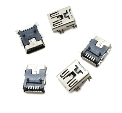 10 Pcs Mini USB Type B Female Socket 5-Pin 180 Degree Smd  Connector USA SELLER • $4.75