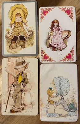 $3.20 • Buy GENUINE VINTAGE 1970's SARAH KAY BLANK BACK SWAP CARDS - FILLERS - GROUP #15